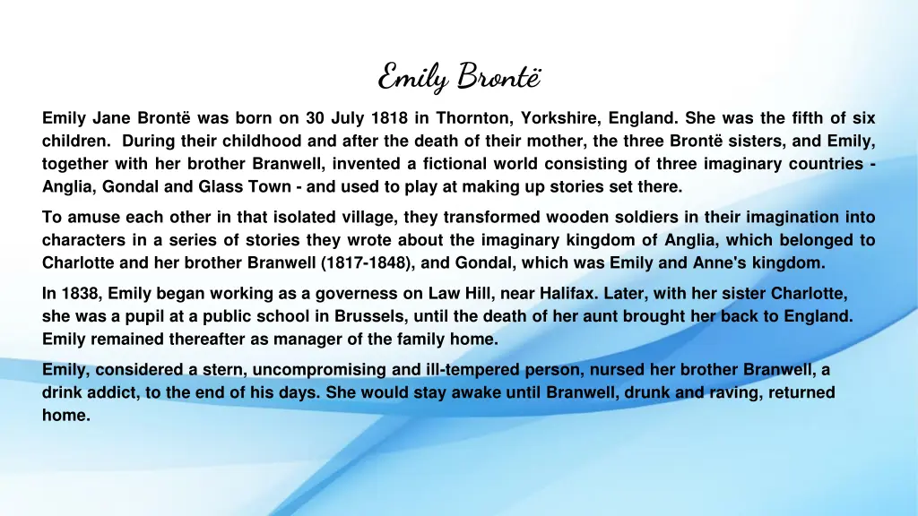 emily bront 1