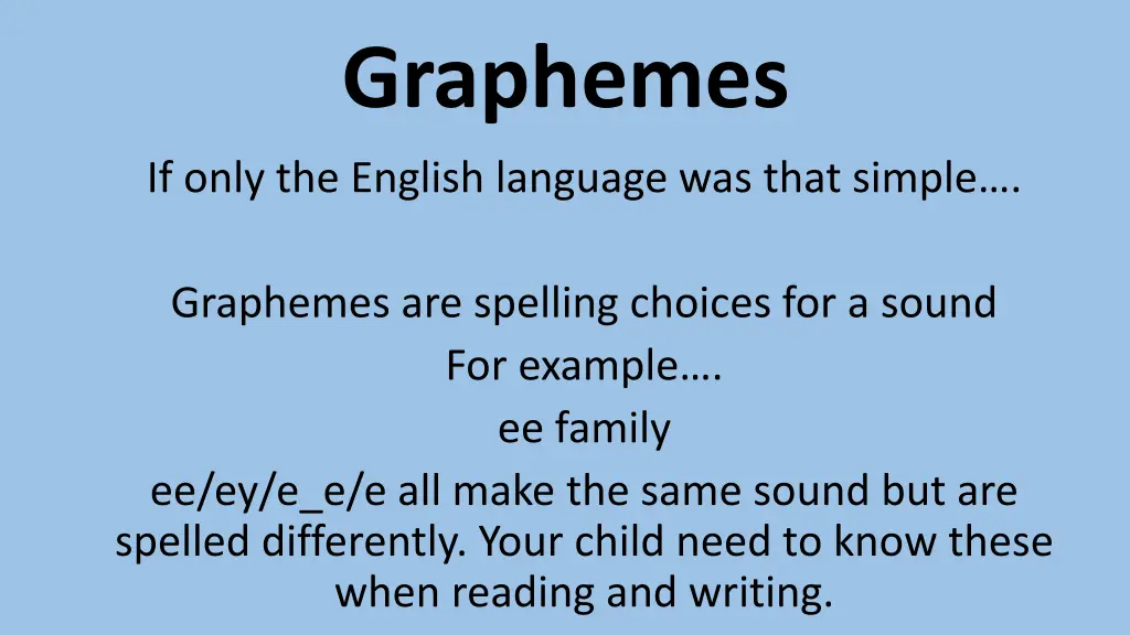 graphemes