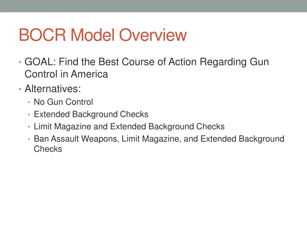 bocr model overview