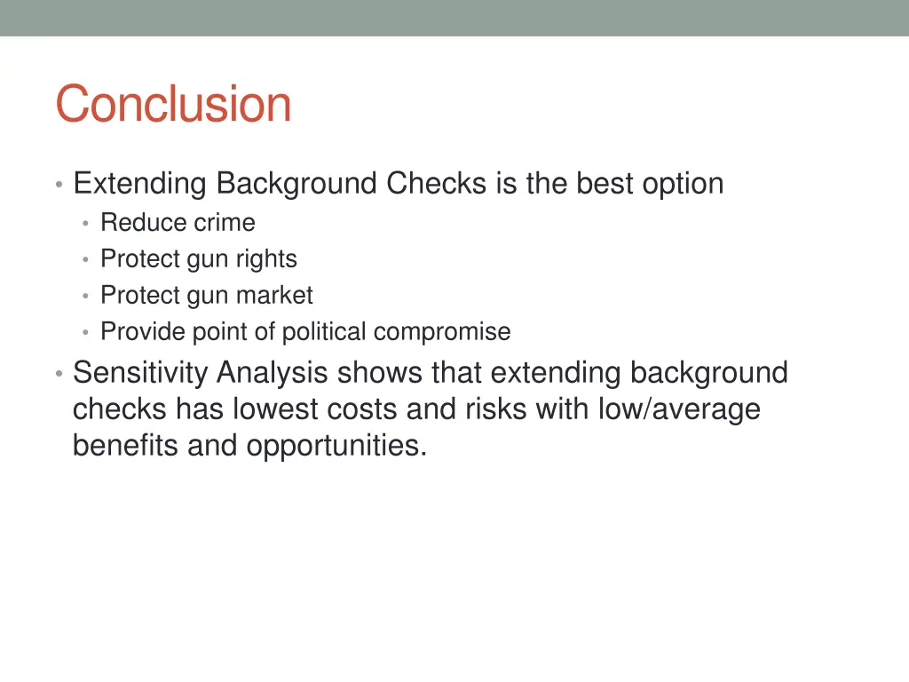 conclusion