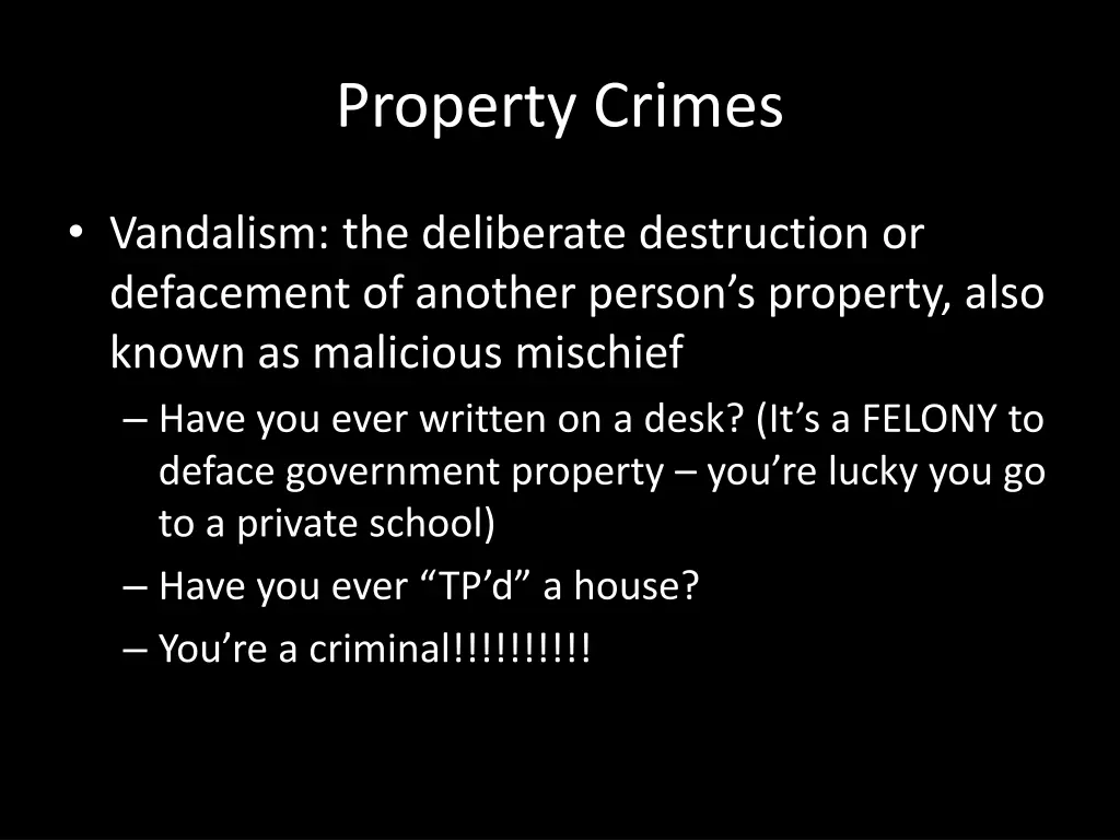 property crimes 2