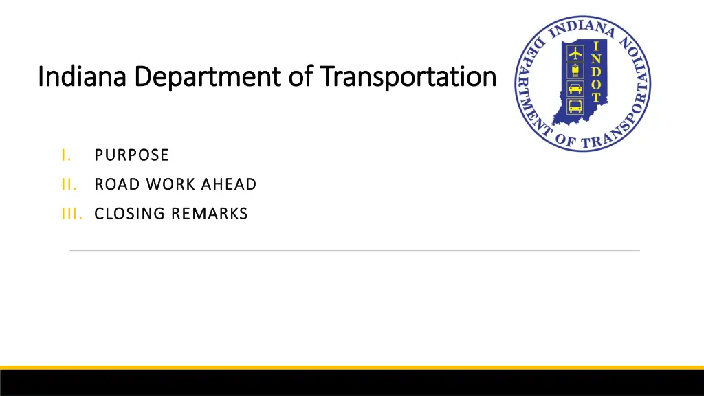 indiana department of transportation indiana