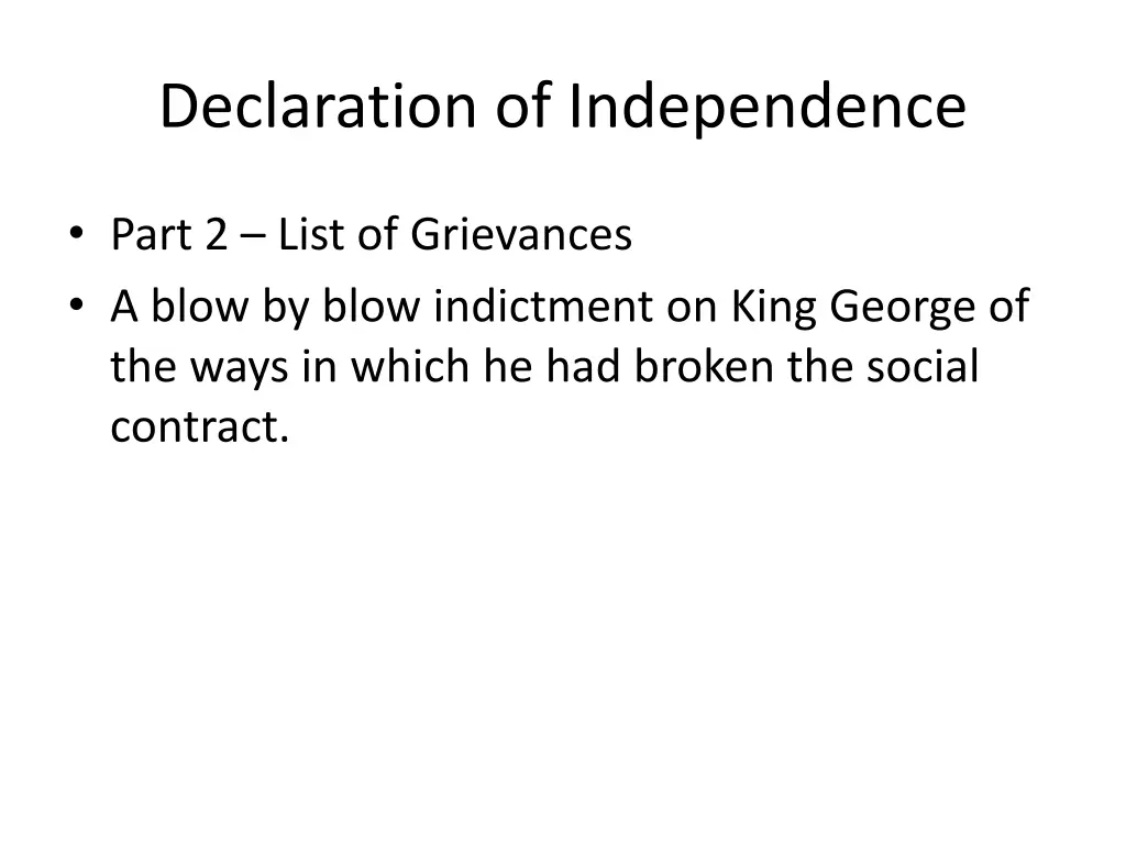 declaration of independence