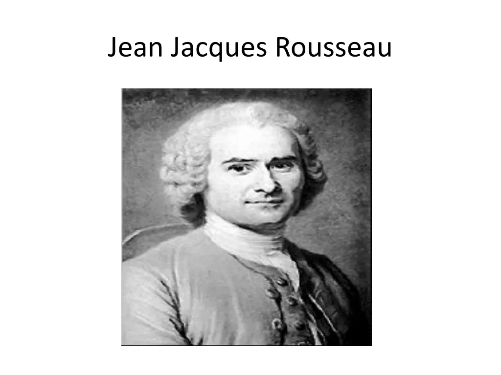 jean jacques rousseau