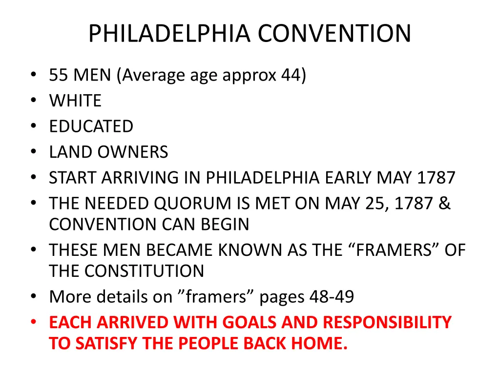 philadelphia convention