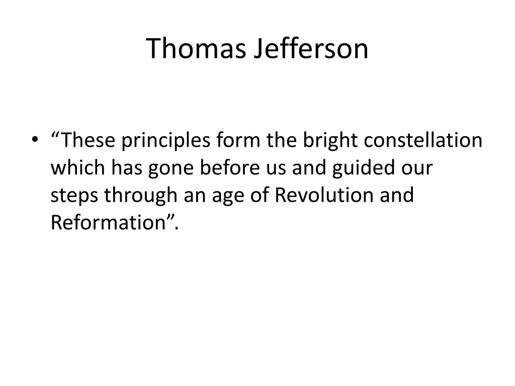 thomas jefferson