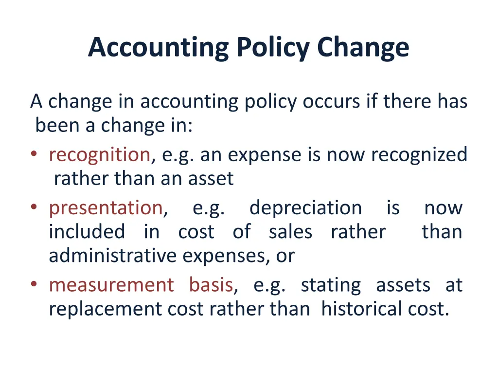 accounting policy change 1