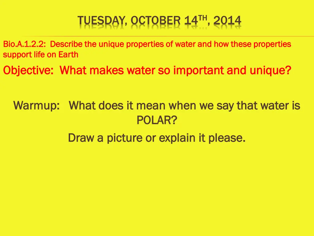 tuesday october 14 th 2014 1