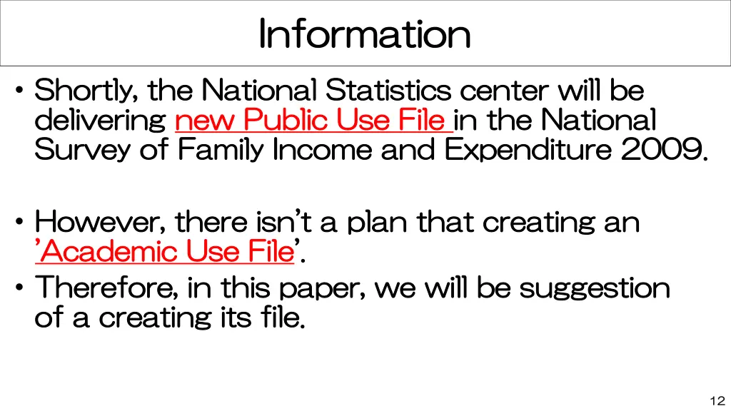 information information