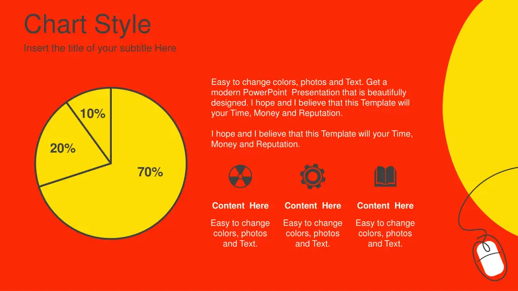 chart style insert the title of your subtitle here 2