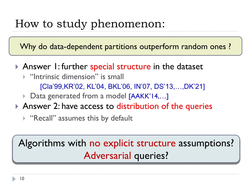 how to study phenomenon