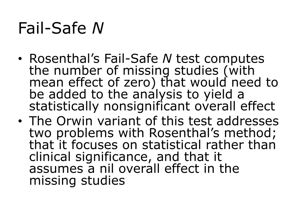 fail safe n