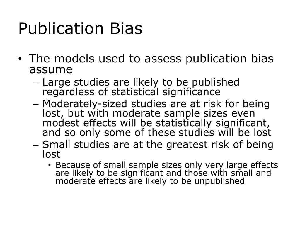 publication bias 2