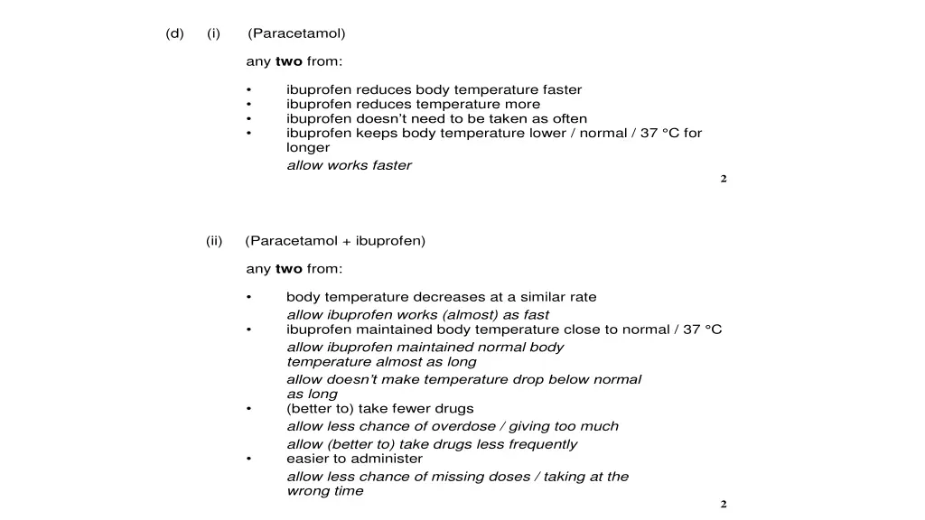 d i paracetamol