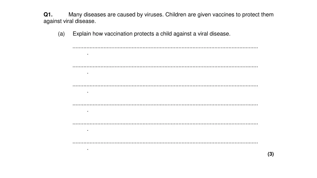 q1 many diseases are caused by viruses children