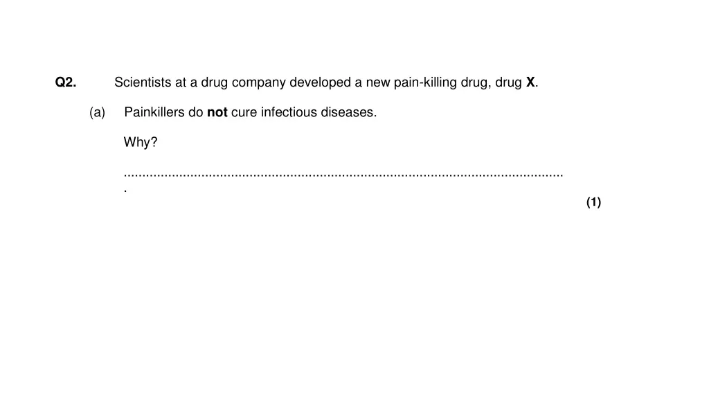 q2 scientists at a drug company developed