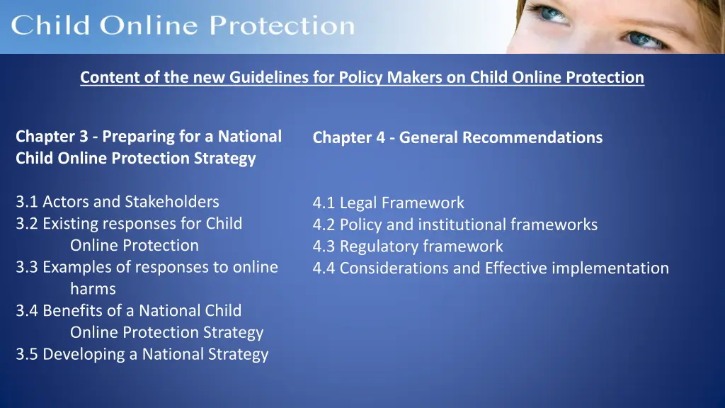 content of the new guidelines for policy makers 1