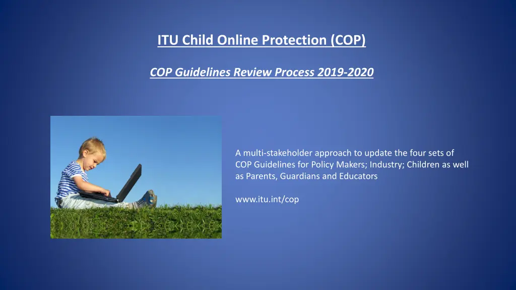 itu child online protection cop