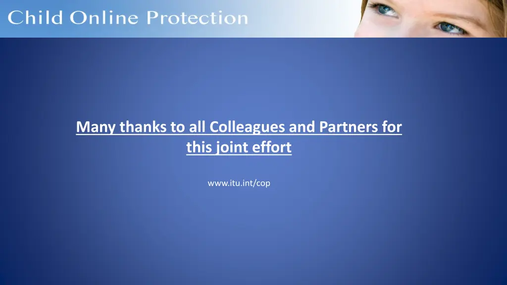 many thanks to all colleagues and partners