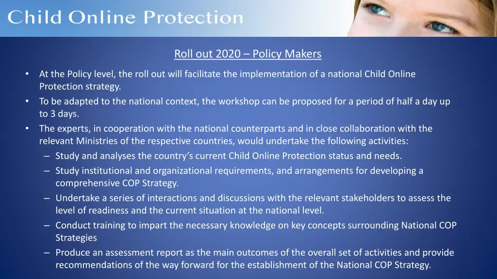 roll out 2020 policy makers