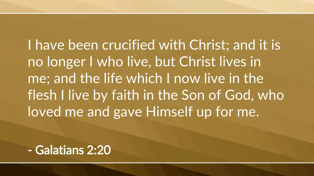 i have been crucified with christ