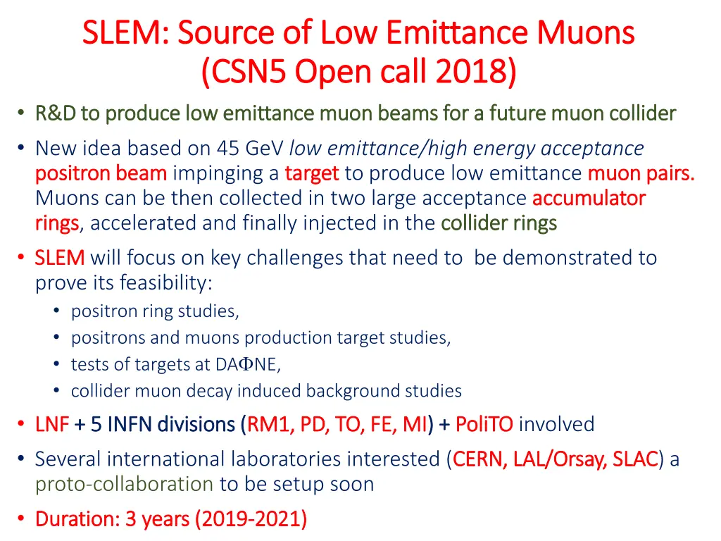 slem source of low emittance muons slem source