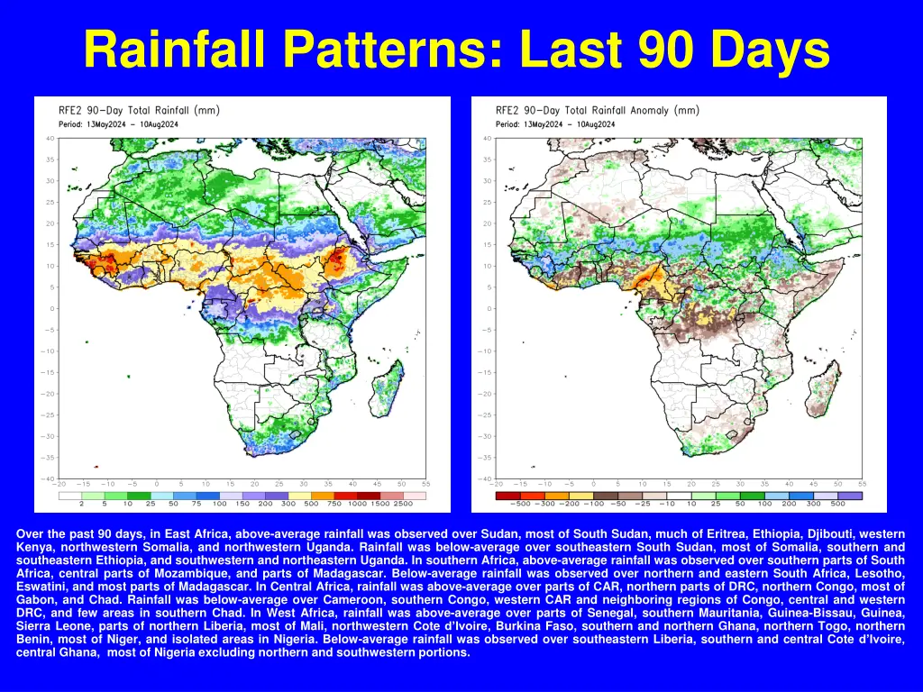 rainfall patterns last 90 days
