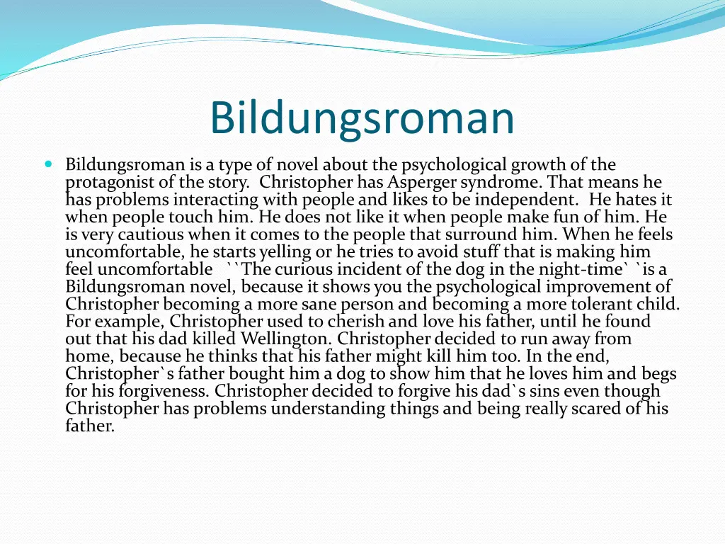 bildungsroman