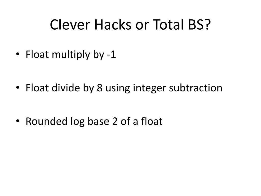 clever hacks or total bs 1