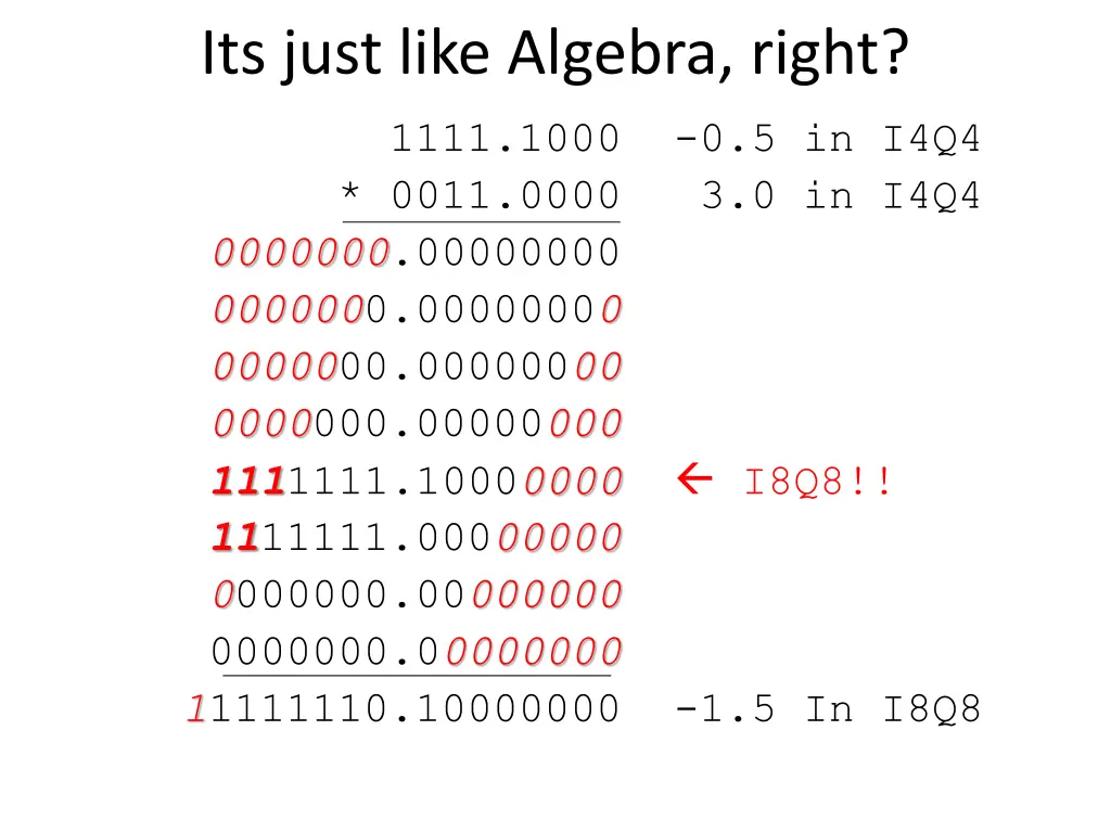 its just like algebra right 3