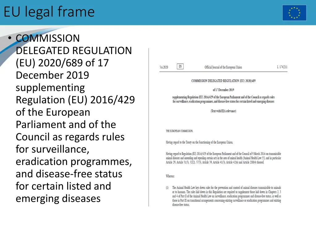eu legal frame
