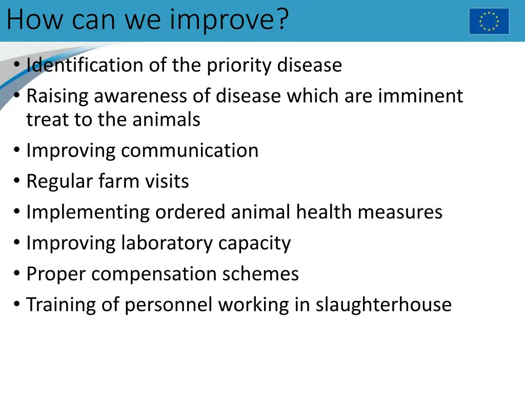 how can we improve