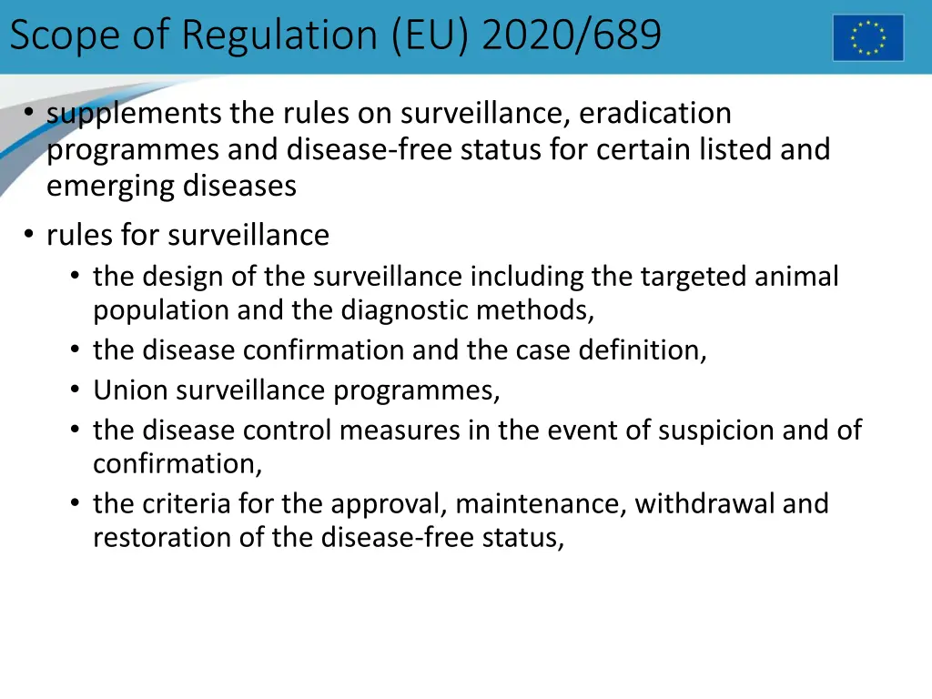 scope of regulation eu 2020 689