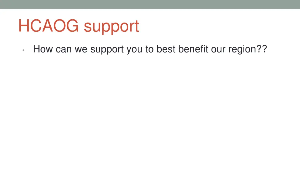 hcaog support