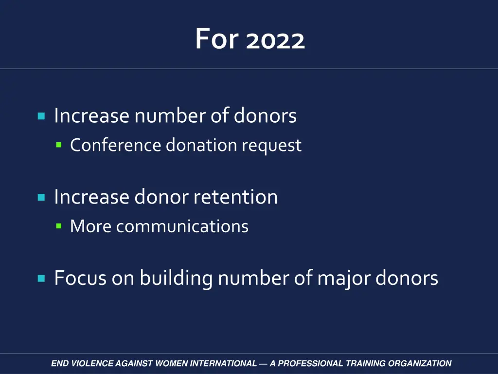 increase number of donors conference donation