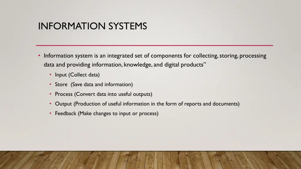 information systems