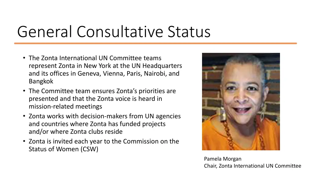 general consultative status 1