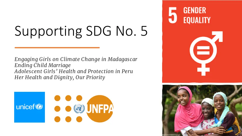 supporting sdg no 5