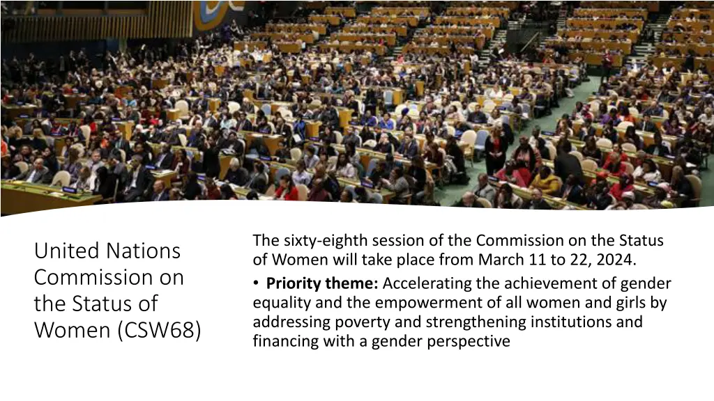 the sixty eighth session of the commission