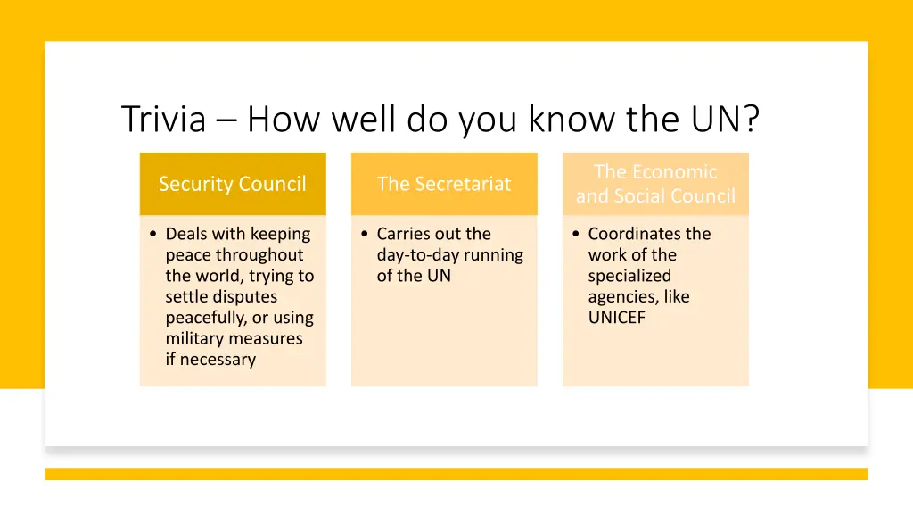 trivia how well do you know the un 13