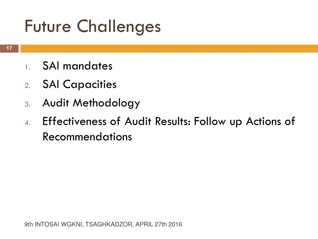 future challenges