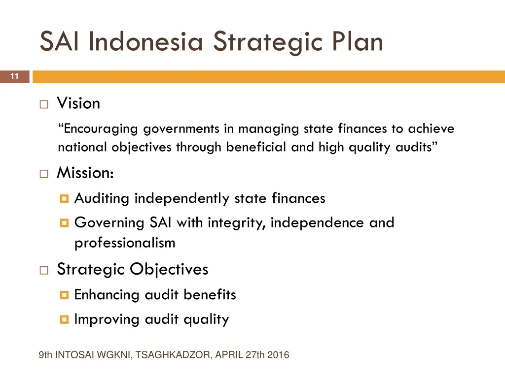 sai indonesia strategic plan