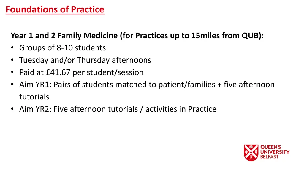 foundations of practice