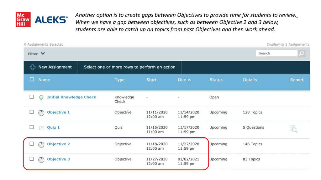 another option is to create gaps between