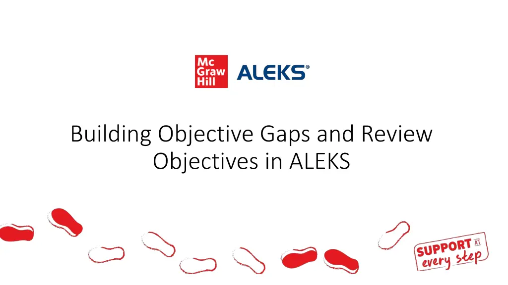 building objective gaps and review objectives