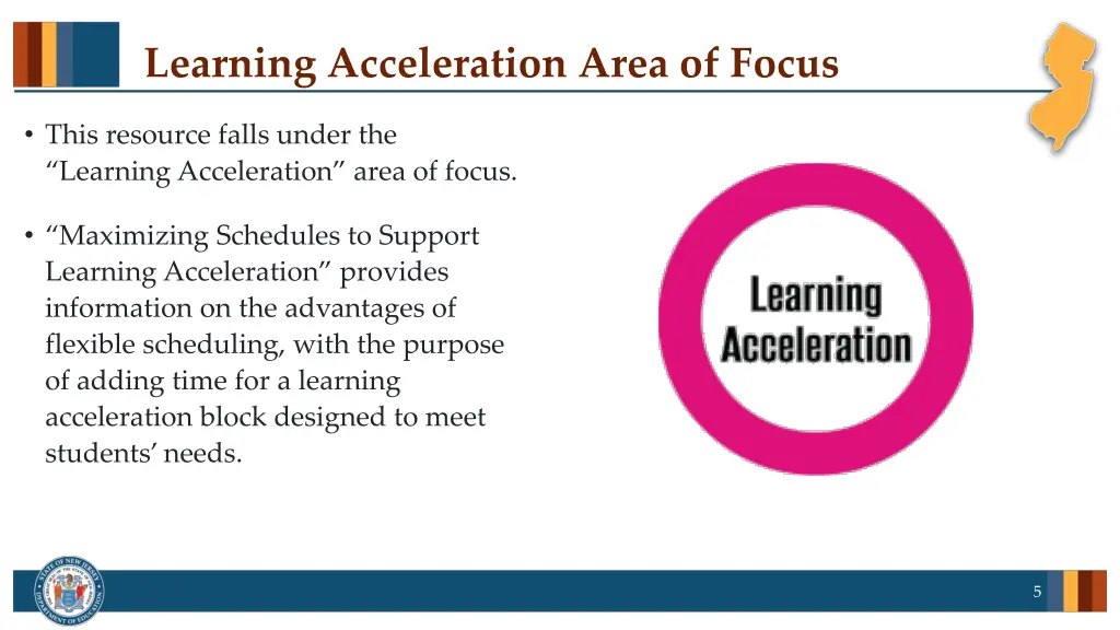 learning acceleration area of focus