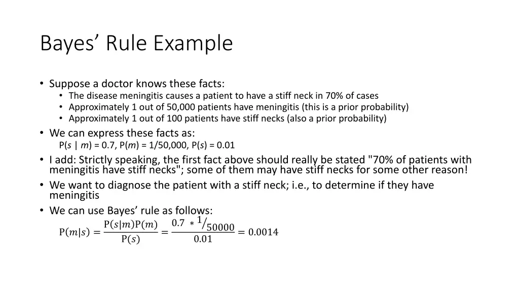 bayes rule example