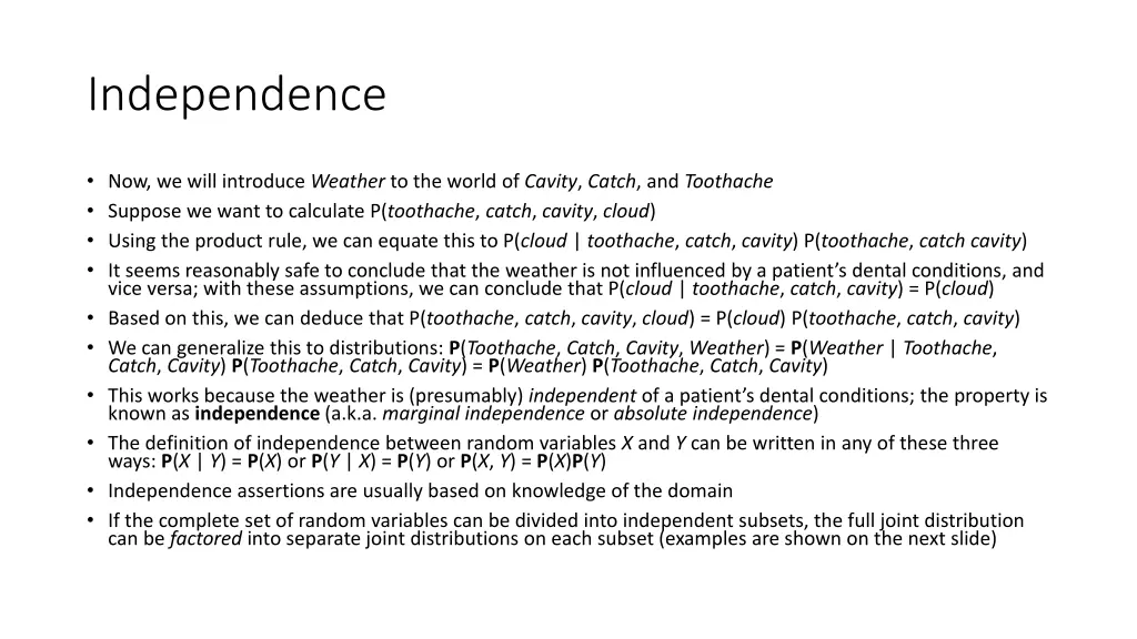 independence