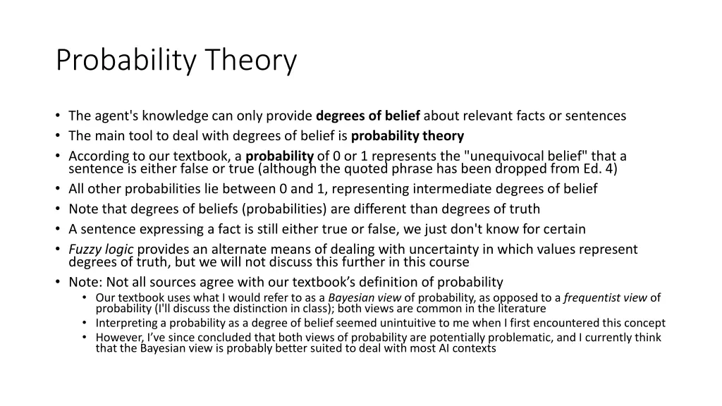 probability theory