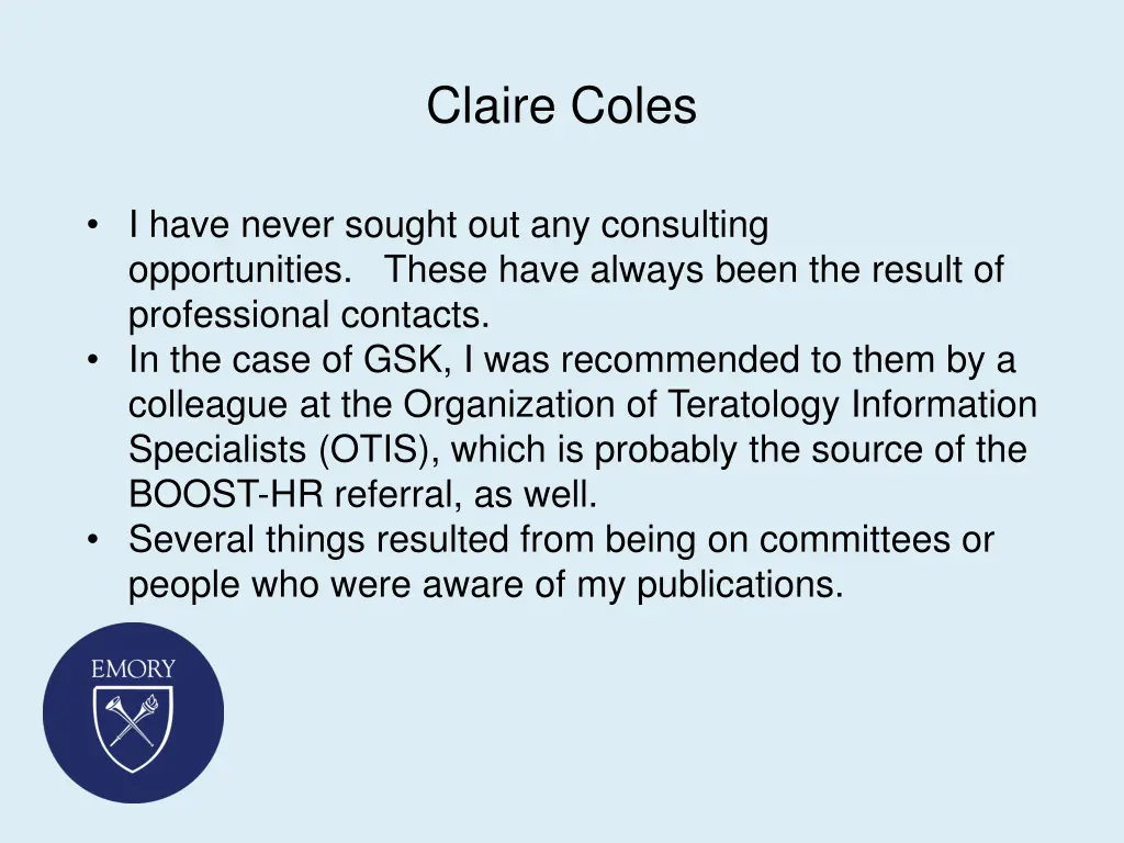 claire coles